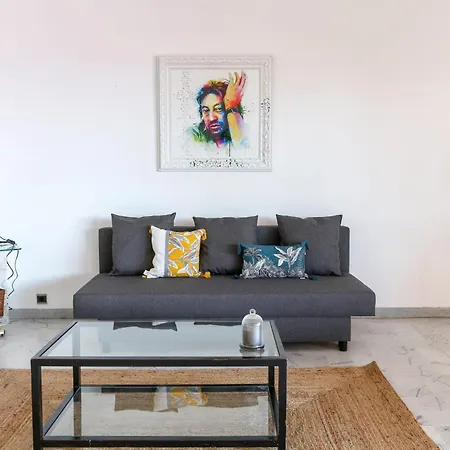 Апартаменты Beautiful Flat With Sea View Terrace Pool Parking Portative Ac- Benakey *