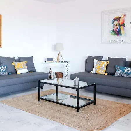 Апартаменты Beautiful Flat With Sea View Terrace Pool Parking Portative Ac- Benakey